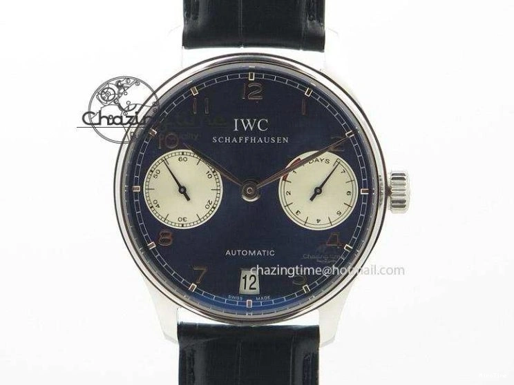 MIROTIME 0327 Portuguese Real PR IW500112 ZF 1:1 Laureus Edition On Black Leather Strap A Flexible 7369